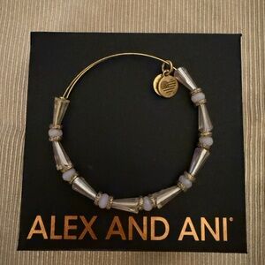 ⭐️ Alex and Ani: Gold and Shiny metallic Beaded Bracelet